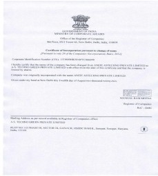 Company Registration (Ministry of Corporate Affairs)
